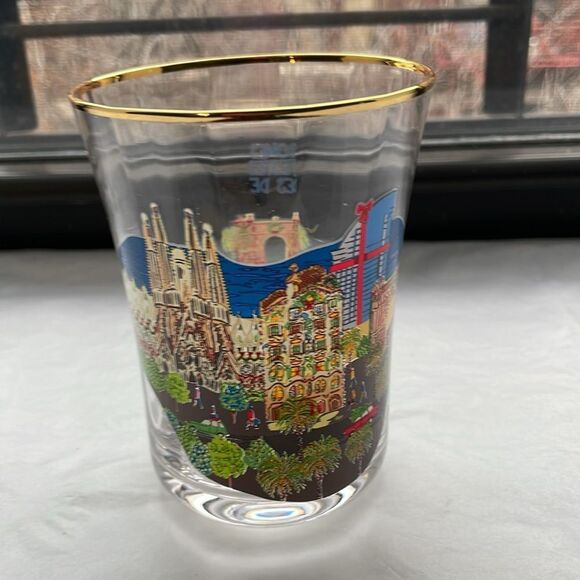 ❤️ Collectible Anthro Holiday Juice Glass - Barcelona - Picture 4 of 6